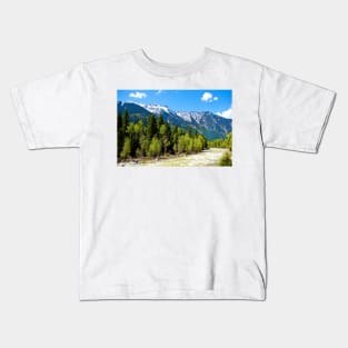 Grenadier Range and Las Animas River Study 1 Kids T-Shirt